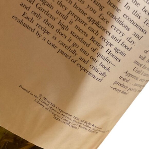 Better Homes and Gardens New Cookbook 1976 - Picture 5 of 5